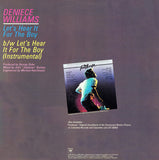 Deniece Williams : Let's Hear It For The Boy (Extended Dance Remix) (12", Single)