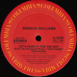 Deniece Williams : Let's Hear It For The Boy (Extended Dance Remix) (12", Single)