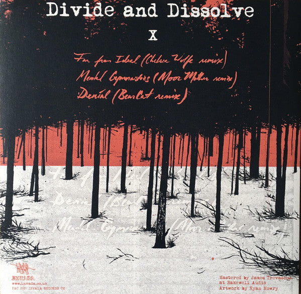 Divide and Dissolve : Gas Lit 3 Part Remix (12", EP, Dar)