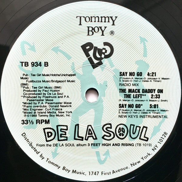 De La Soul : Say No Go (12", RP)