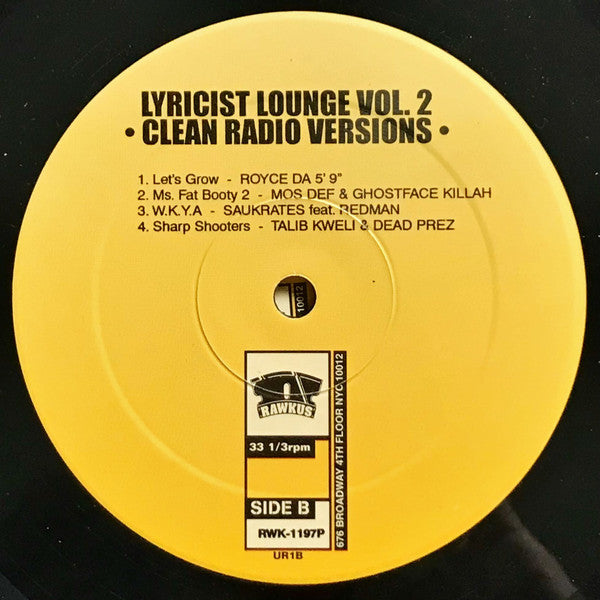 Various : Lyricist Lounge 2 (2xLP, Comp, Cle)