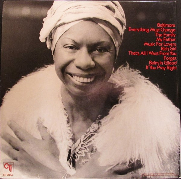 Nina Simone : Baltimore (LP, Album)