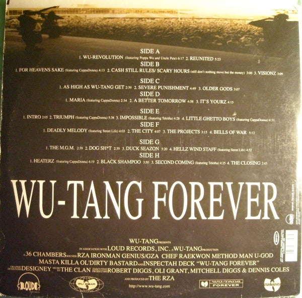 Wu-Tang Clan : Wu-Tang Forever (4xLP, Album, Gat)