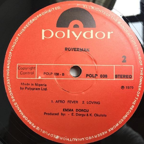 Emma Dorgu : Roverman (LP, Album)