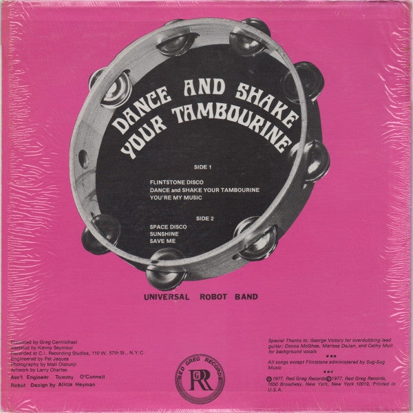 The Universal Robot Band : Dance And Shake Your Tambourine (LP, Album)