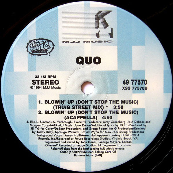 Quo : Blowin' Up (Don't Stop The Music) (12")