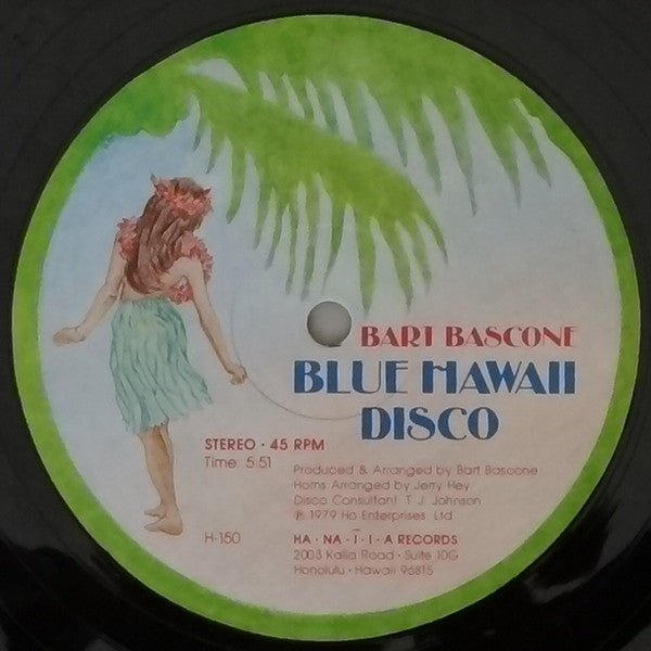 Bart Bascone : Blue Hawaii Disco (12")