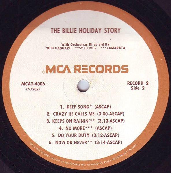 Billie Holiday : The Billie Holiday Story (2xLP, Comp, RE, RP, Pin)