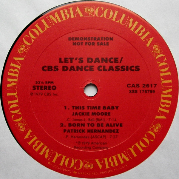 Various : Let's Dance/CBS Dance Classics (12", Promo)