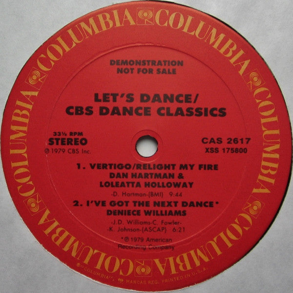 Various : Let's Dance/CBS Dance Classics (12", Promo)