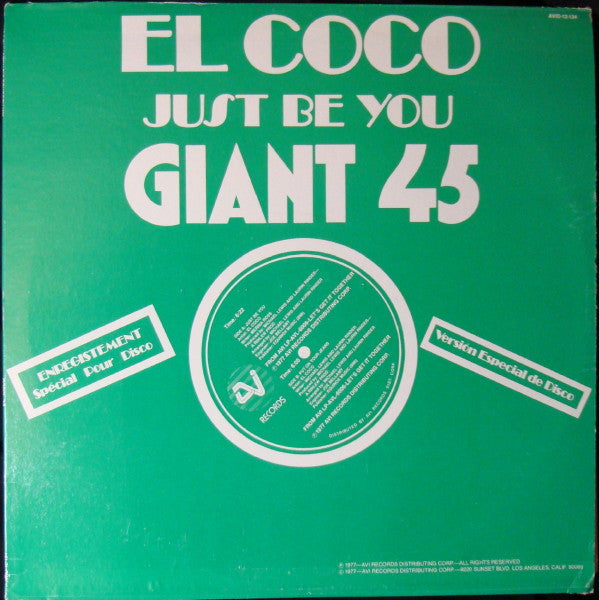 El Coco : Just Be You (12")