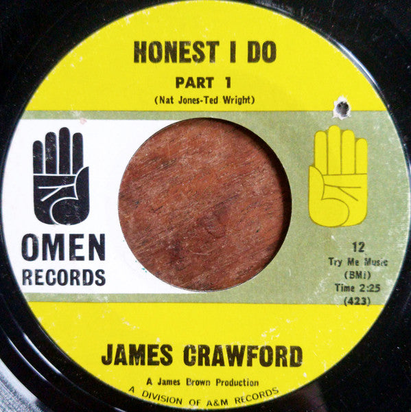 James Crawford : Honest I Do (7")