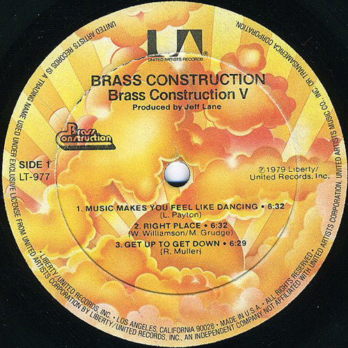 Brass Construction : Brass Construction 5 (LP, Album)