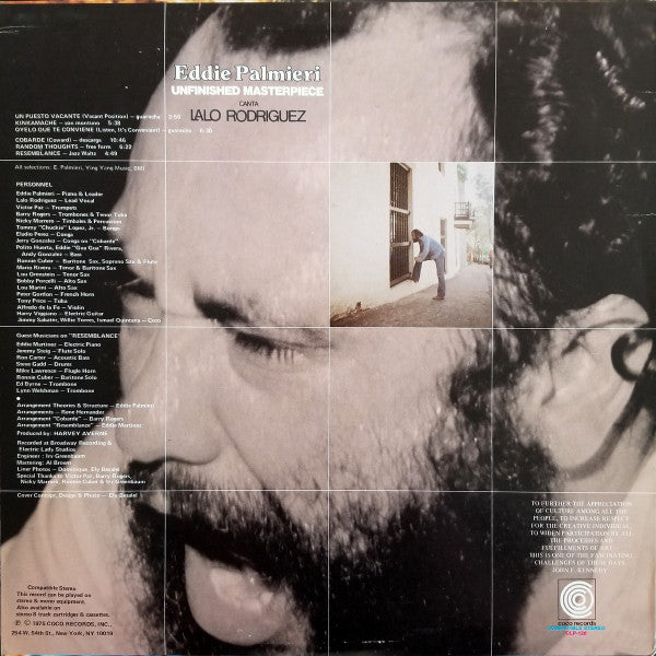 Eddie Palmieri : Unfinished Masterpiece (LP, Album)