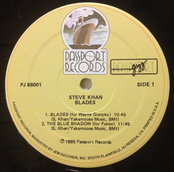 Steve Khan : Blades (LP, Album)