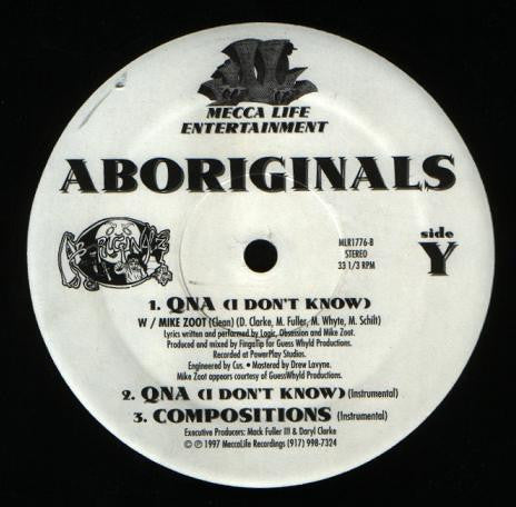 Aboriginals : Chemistry (12", Maxi)