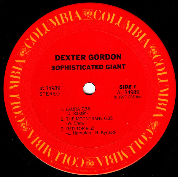 Dexter Gordon : Sophisticated Giant (LP, Album)