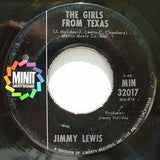 Jimmy Lewis : The Girls From Texas / Let Me Know (7", Single)