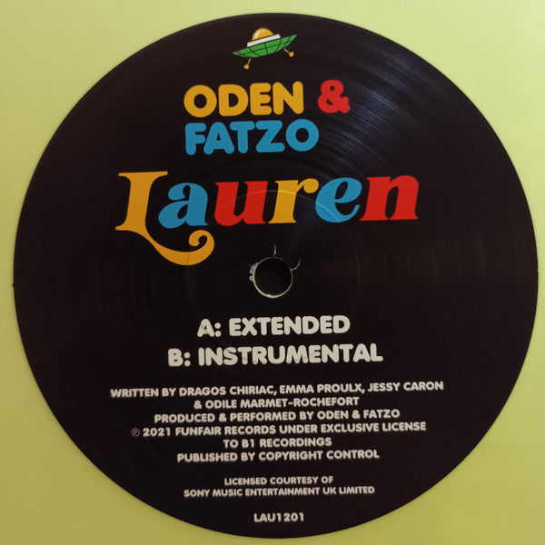 Oden & Fatzo : Lauren (12", Ltd, Yel)