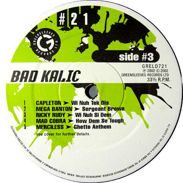 Various : Bad Kalic (2xLP, Comp)