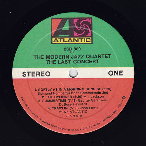 The Modern Jazz Quartet : The Last Concert (2xLP)