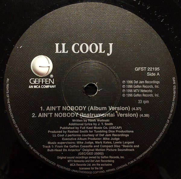 LL Cool J : Ain't Nobody (12", Single)