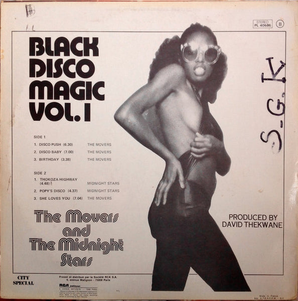 The Movers (2) And The Midnight Stars* : Black Disco Magic Vol.1 (LP, Album)