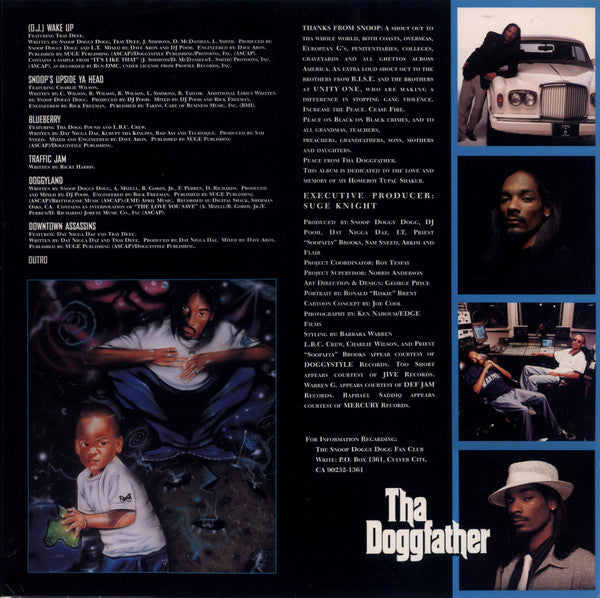 Snoop Doggy Dogg* : Tha Doggfather (2xLP, Album, Gat)