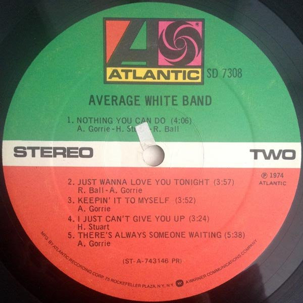 Average White Band : AWB (LP, Album, PR,)