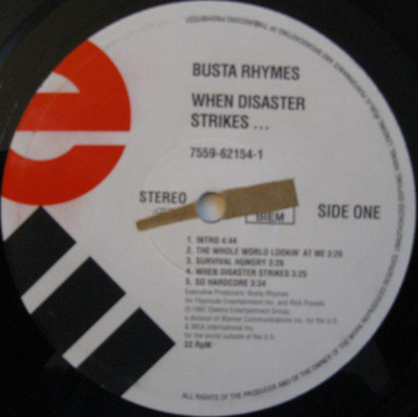 Busta Rhymes : When Disaster Strikes... (2xLP, Album)