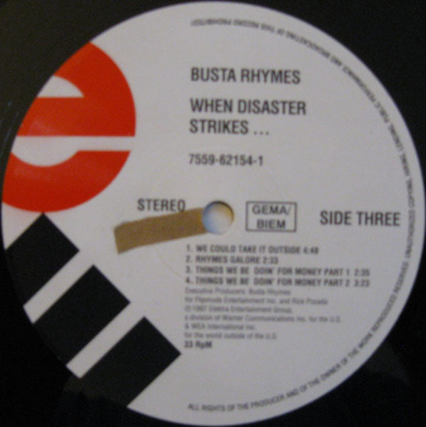 Busta Rhymes : When Disaster Strikes... (2xLP, Album)