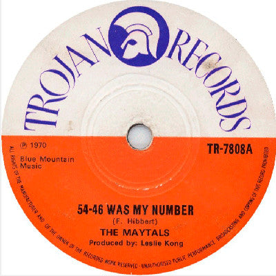 The Maytals / Beverley All Stars* : 54-46 Was My Number (7", Single)