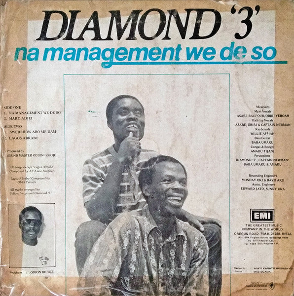 Diamond '3'* : Na Management We De So (LP, Album)