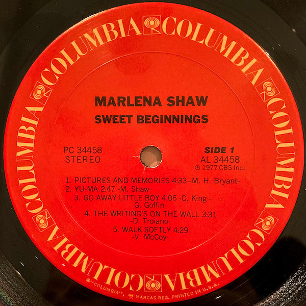 Marlena Shaw : Sweet Beginnings (LP, Album, San)