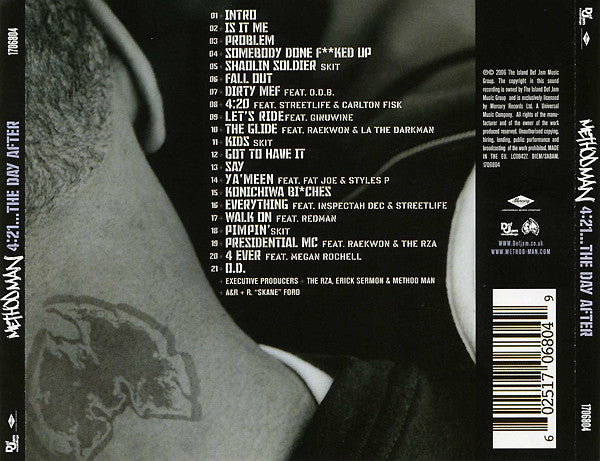 Method Man : 4:21...The Day After (CD, Album)