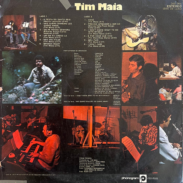 Tim Maia : Tim Maia (LP, Album, RP)