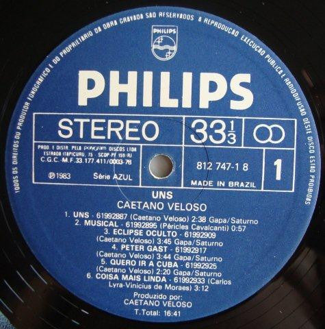 Caetano Veloso : Uns (LP, Album)