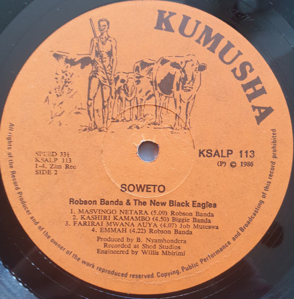 Robson Banda And The New Black Eagles : Soweto (LP)