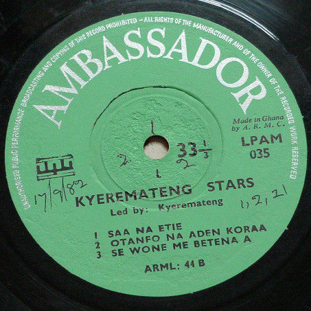 Kyeremateng Stars* : Nkrabea (LP, Album)