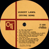 Hubert Laws : Crying Song (LP, Album, RE, Gat)