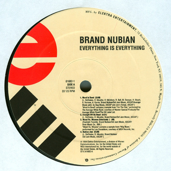 Brand Nubian : Everything Is Everything (2xLP, Album)