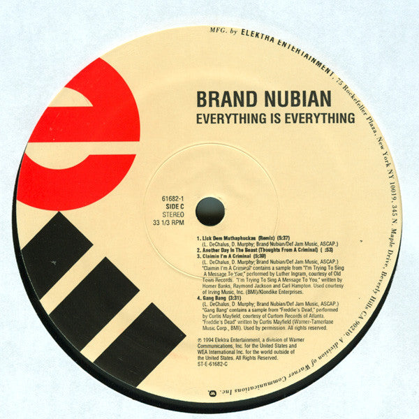 Brand Nubian : Everything Is Everything (2xLP, Album)