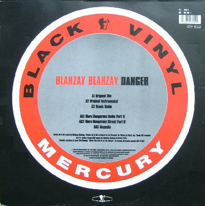 Blahzay Blahzay : Danger (12")