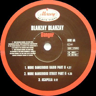 Blahzay Blahzay : Danger (12")