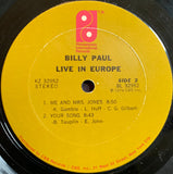 Billy Paul : Live In Europe (LP, Album)