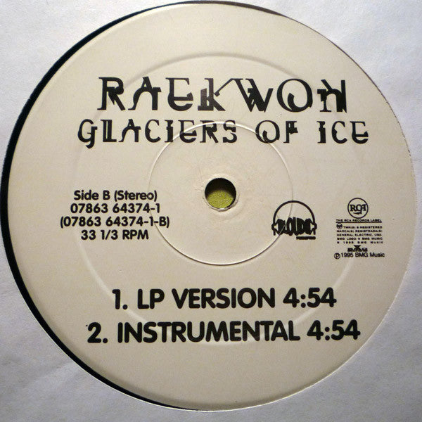 Raekwon Featuring Tony Starks : Criminology / Glaciers Of Ice (12")