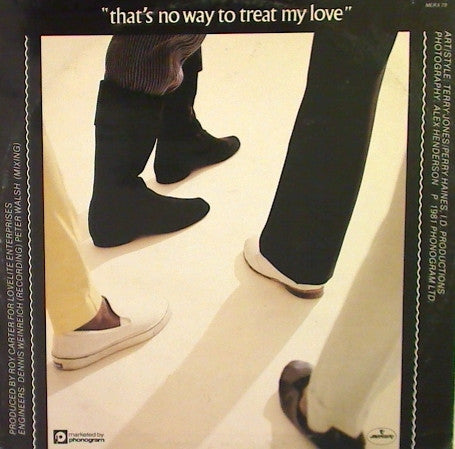 Central Line : Walking Into Sunshine / That's No Way To Treat My Love (12")