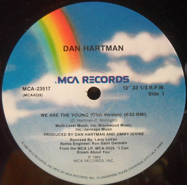 Dan Hartman : We Are The Young (12")