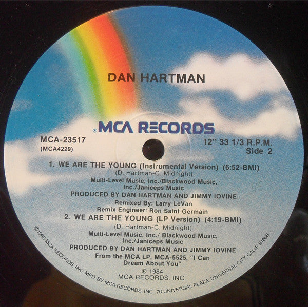 Dan Hartman : We Are The Young (12")