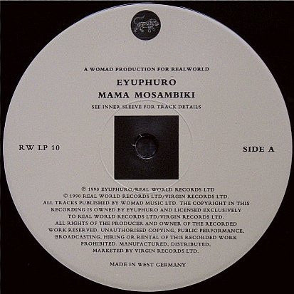 Eyuphuro : Mama Mosambiki (LP)